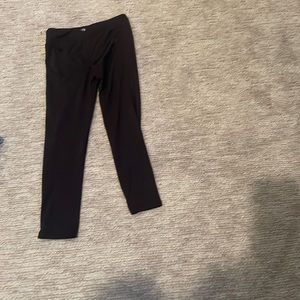 Black love leggings, medium,91% polyester, 9% spandex used